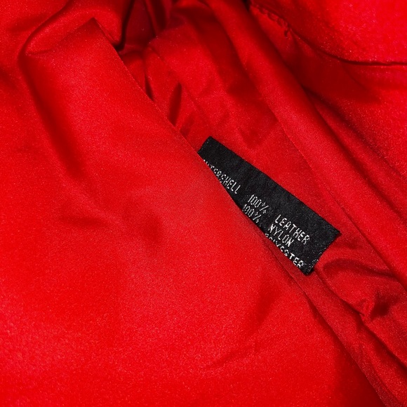 Vintage Genuine Leather red jacket - Picture 6 of 16